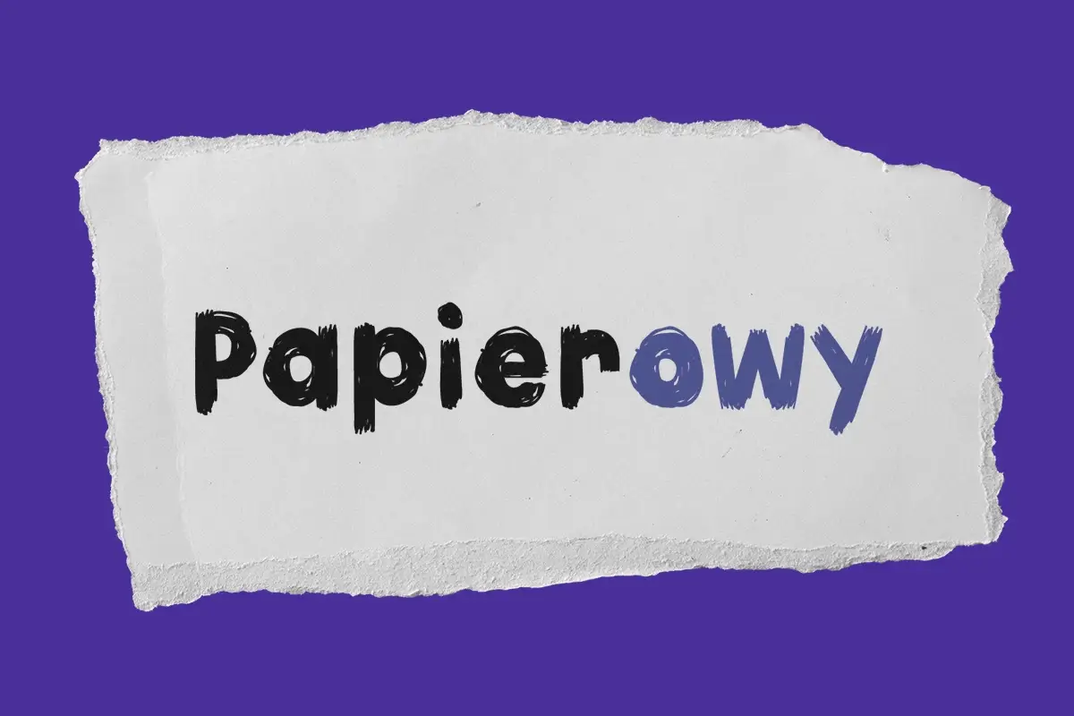 Papierowy logo